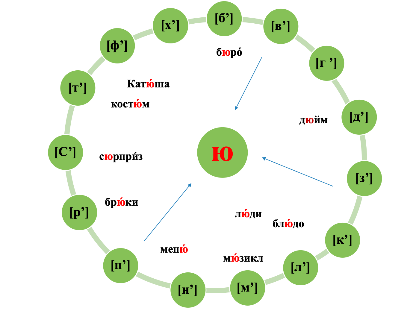 Фонетика: гласные и, е, ё, ю, я/согласные ж,ш, ц — Русский язык как ...